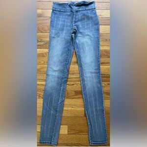 JUICY COUTURE blue stonewash leggings jegging pants p petite